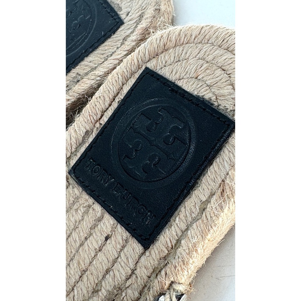 Tory Burch Mules Espadrille Python Embossed Leath… - image 7